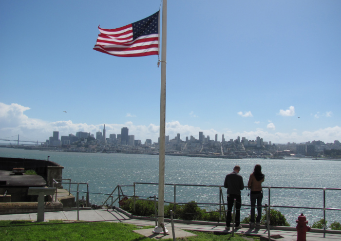 San Francisco vanaf Alcatraz