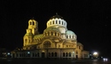 Alexander Nevski-kathedraal 's nachts