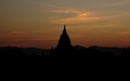 Somingyi Kyaung zonsondergang