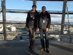 Mats en Stijn in de Reichstag-koepel