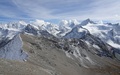 Zinalrothorn, Ober Gabelhorn, Matterhorn en Dent Blanche