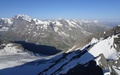 Uitzicht richting Grand Combin en Mont Blanc