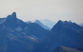 Uitzicht richting Mont Blanc