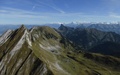 Uitzicht richting Stockhorn en Berner Oberland