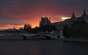 Zonsondergang aan de Seine