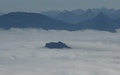 Bürgenstock als eiland in de wolkenzee