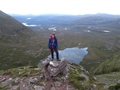 Uitzicht over Lochan Bealach Cornaidh