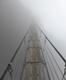 Salbitbrücke in de mist