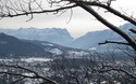 Het Tennengebirge en Pass Lueg vanop de Kapuzinerberg