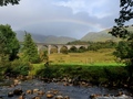 Glenfinnan Viaduct met regenboog
