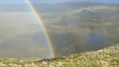 Regenboog boven Loch Scamadal