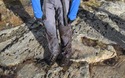 Rohans broek na in de modder te zijn weggezakt