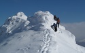 Spidean Coire nan Clach summit ridge