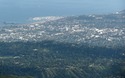 Santa Barbara vanuit de Santa Ynez bergen