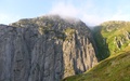 Rotswand boven het Inner Tüfelstal