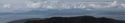 Cuillin bedekt door wolken: panorama